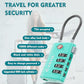 TSA Approved Luggage Locks with Search Alert Indicator (2 Count)