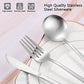 Matte Silverware Set (12 Count)