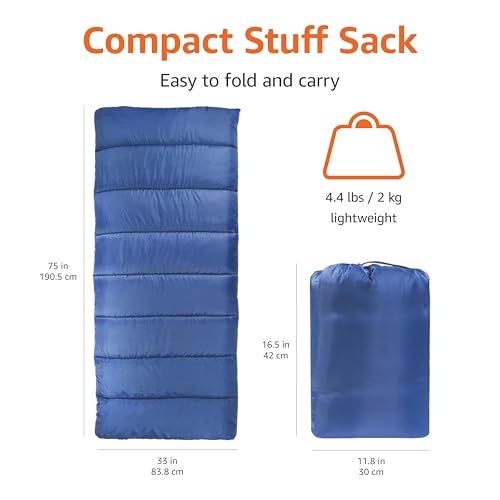30°F Cool Weather Sleeping Bag for Adults
