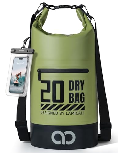 Dry Bag Waterproof Backpack with Phone Pouch 5L