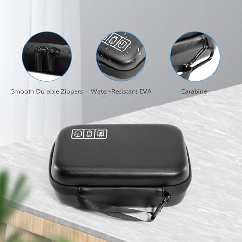 Hard Travel Electronic Organizer Case for MacBook Power Adapter Chargers Cables Power Bank Apple Magic Mouse Apple Pencil USB Flash Disk SD Card Small Portable Accessories Bag