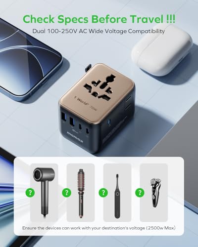 70W Universal Travel Adapter 7