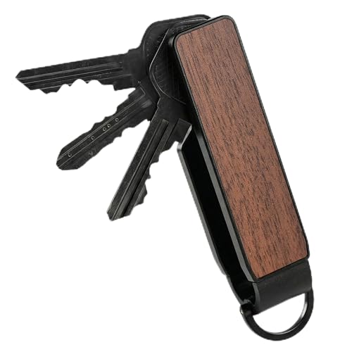 Metallic Aluminum Wooden Key Organizer holder Keychain
