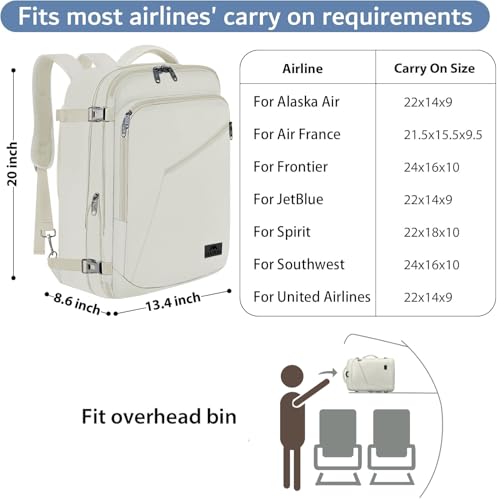 Large Backpack for Travel Flight Approved