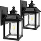 Solar Wall Lights Outdoor Dusk to Dawn Solar Sconces with Motion Sensor (2 Count)