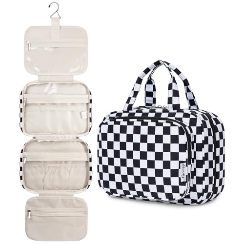 Hanging Toiletry Bag for Women Travel Makeup Bag Organizer Toiletries Bag for Travel Size Essentials Accessories Cosmetics