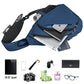 Sling Bag Men Backpack Unisex One Shoulder Bag Hiking Travel Backpack Crossbody with USB Port for Men Women Versatile Casual Daypack