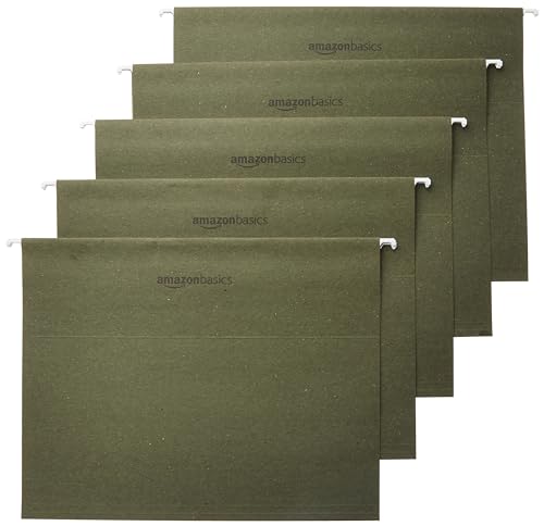 Hanging File Folders with Adjustable Tabs (25 Count)