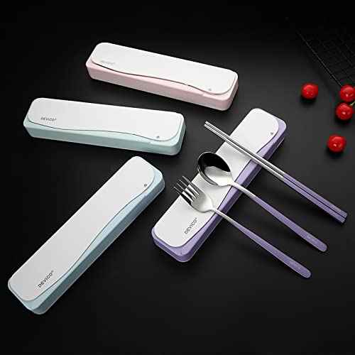 Travel Utensils with Case (4 Count)