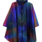 Waterproof Rain Poncho for Women Packable Hooded Raincoat with Pocket