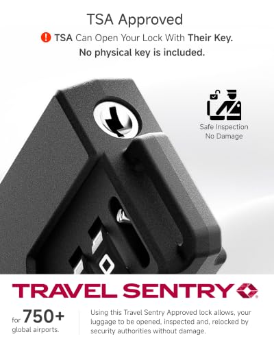 6 Pack TSA Locks for Luggage (6 Count)