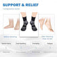 Crew Compression Socks for Women Men with Ankle Arch Support Plantar Fasciitis Relief 3 Pairs