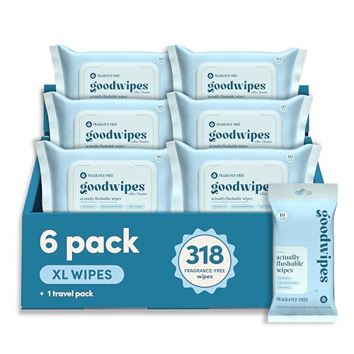 Flushable Wipes (318 Count)