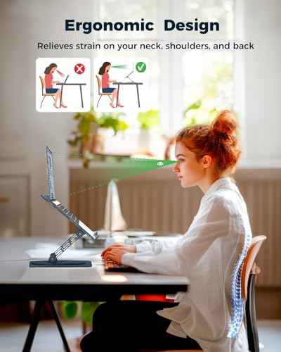 360° Rotating Laptop Stand for Desk