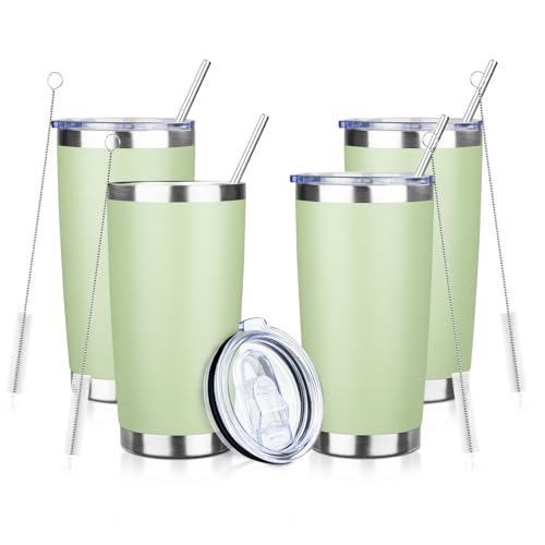 20oz Tumbler with Straw and Brush (20 Count)