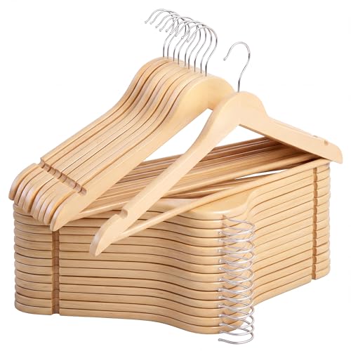 Wooden Coat Hangers (30 Count)