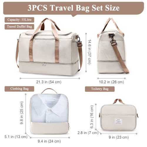 Extra Large Travel Duffel Bag (3 Count)