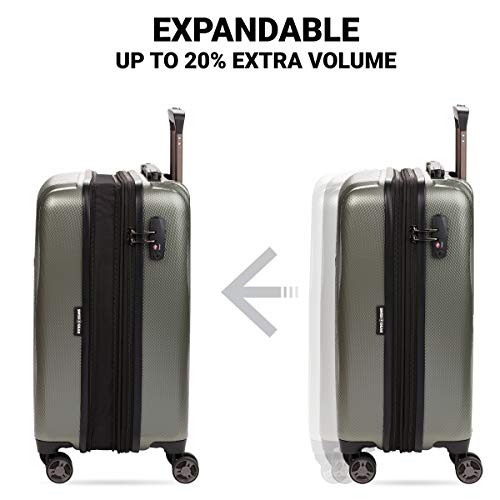 7272 Energie Expandable Hardside Luggage with Spinner Wheels and TSA Lock