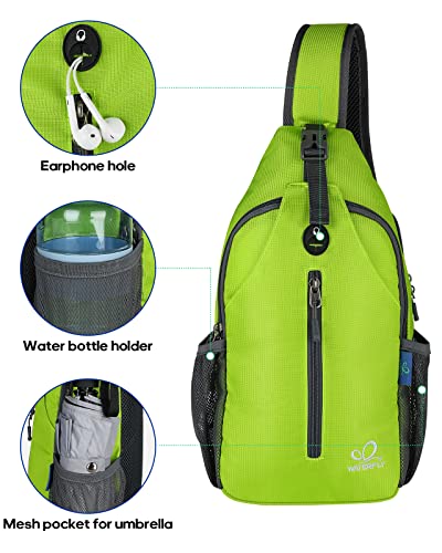 Crossbody Sling Backpack Sling Bag Travel Hiking Chest Bag Daypack