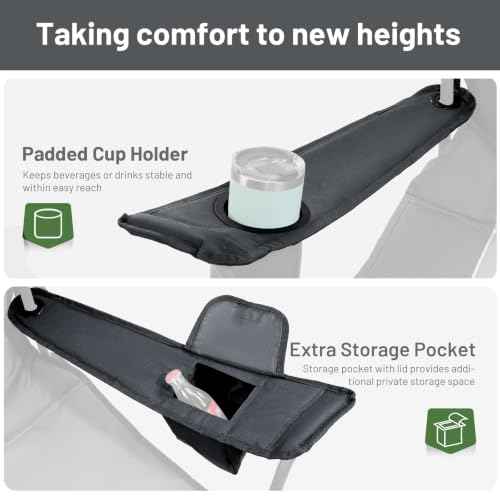 2 Pack Oversized Folding Camping Chair for Adults (2 Count)