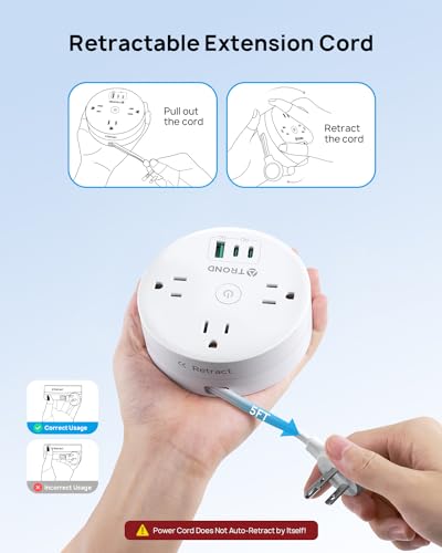 20W USB C Travel Power Strip
