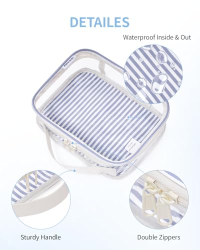 TSA Approved Clear Toiletry Bag for Travel