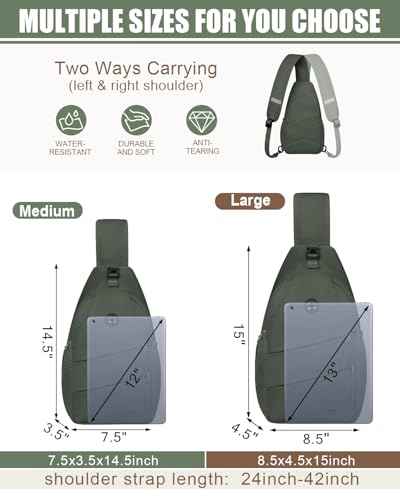 Crossbody Bags for Women Men Trendy Sling Bag Backpack Chest Bag