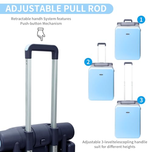 Expandable Luggage with Spinner Wheels