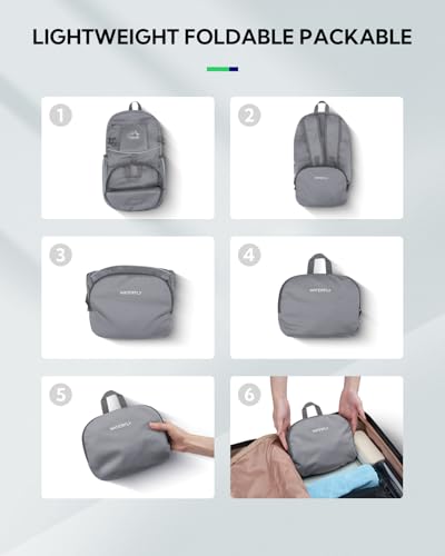 Small Lightweight Packable Hiking Backpack Foldable Travel Daypack