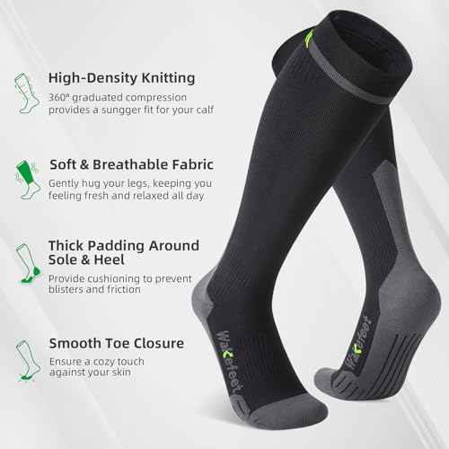 Medical Compression Socks for Men & Women (6 Count)