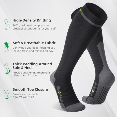 Medical Compression Socks for Men & Women (6 Count)
