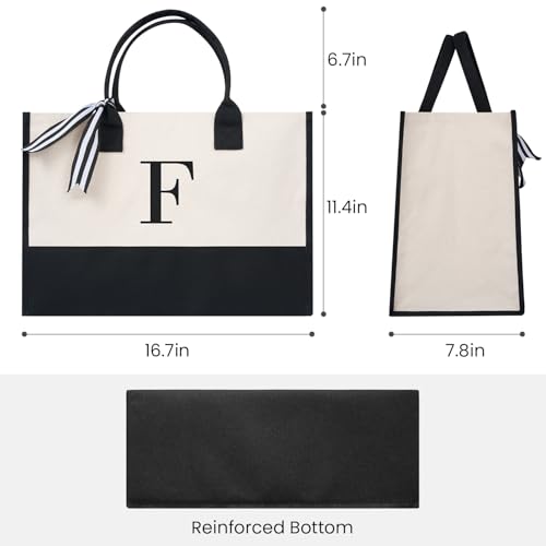 Initial Tote Bag