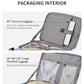 Expandable Top Opening 28 Inch Checked Luggage with Spinner Wheels