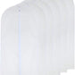 Garment Bags for Hanging Clothes 24'' x 48'' Long Suit Dust Hanging Garment Bag White Breathable Suit Covers for Closet Full Zipper Dust Cover for Dance Dress Clothes Pack of 6