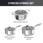 Hybrid Stainless Steel Pot Set (3 Count)