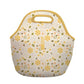 LunchTote Zippered Bag Insulated Neoprene Caddy (Honeycomb Buzz / Large 4.5 Quart Lunch Tote)