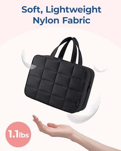 Travel Toiletry Bag with Jewelry Organizer