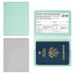 2 Pack Passport covers and Vaccine Card Holder PU Leather Passport Wallet Vaccine Case Protector Slot Travel Passport Wallets for Women & Men (2 Count)