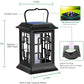 Solar Lantern Outdoor Flickering Flame Hanging Solar Lights (2 Count)