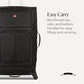 Sion Softside Expandable Spinner Luggage Durable Lightweight Travel Suitcase