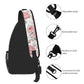 Sling Bag Floral Vintage Hiking Daypack Crossbody Shoulder Backpack Travel Chest Pack for Men Women