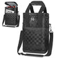 Insulated Wine Cooler Bag Leakproof 4 Bottle Tote Carrier
