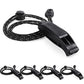4Pack Emergency Whistle with Adjustable Reflective Lanyard
