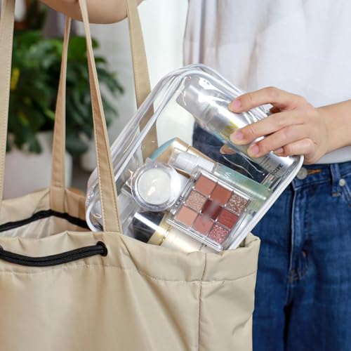 17 Inch Laptop Backpack for Travel Water Resistant College Backpack for Women Laptop Bag with USB Charging Port and Clear Toiletry Bag