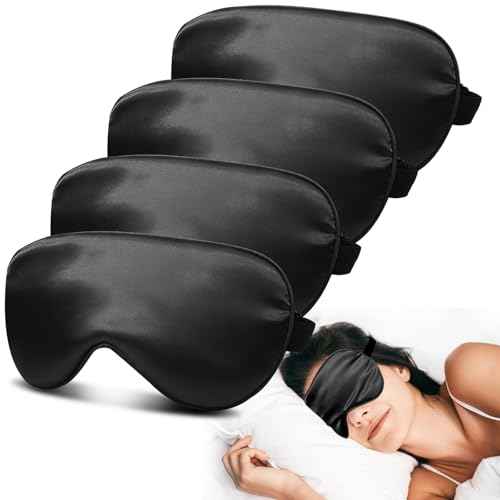 4 Pack Silk Sleep Mask (4 Count)