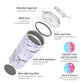 Stainless Steel Vacuum Insulated Tumbler Travel Mug 20 oz Coffee Cup with 2 Lids and Straws