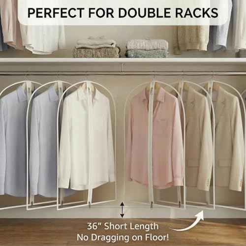 All Clear Garment Bags for Travel (6 Count)