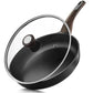 9.5inch Nonstick Frying Pan Paella Pan with Lid