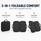 3 in 1 Foldable Gel Seat Cushion Featured with Memory Foam Breathable Seat Cushion for Pressure Relief