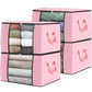 4 Pack Storage Bags for Clothes Blanket Storage Bins with Lids (4 Count)